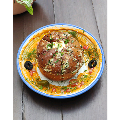 Korean Cream Cheese Garlic Bread