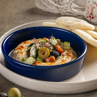 Greek Style Loaded Hummus
